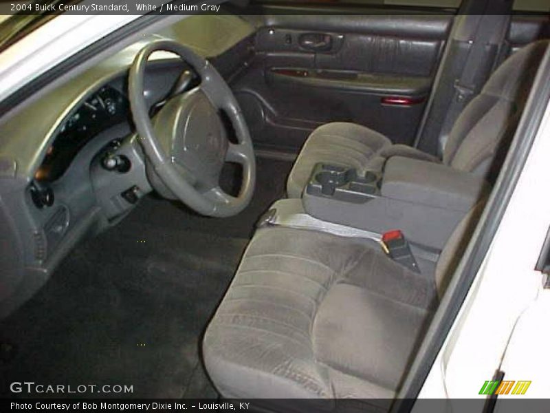 White / Medium Gray 2004 Buick Century Standard