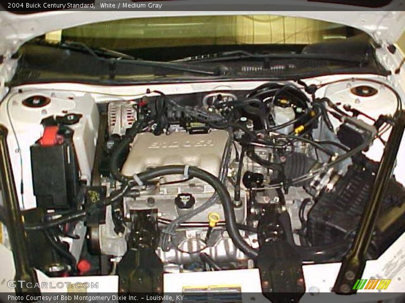 White / Medium Gray 2004 Buick Century Standard