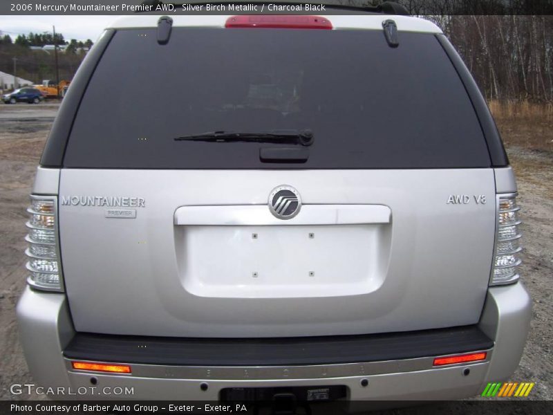 Silver Birch Metallic / Charcoal Black 2006 Mercury Mountaineer Premier AWD