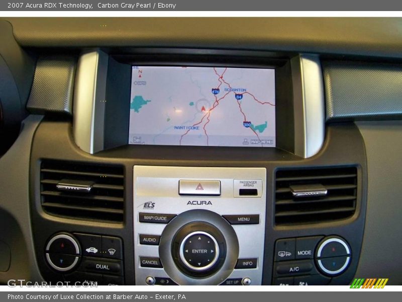 Carbon Gray Pearl / Ebony 2007 Acura RDX Technology