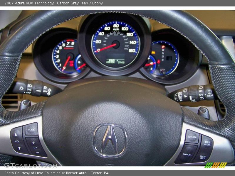 Carbon Gray Pearl / Ebony 2007 Acura RDX Technology