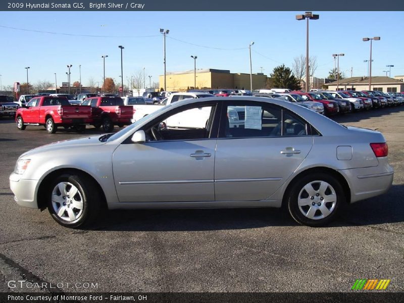 Bright Silver / Gray 2009 Hyundai Sonata GLS