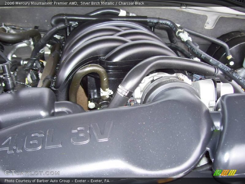 Silver Birch Metallic / Charcoal Black 2006 Mercury Mountaineer Premier AWD