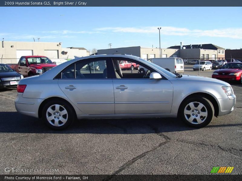 Bright Silver / Gray 2009 Hyundai Sonata GLS