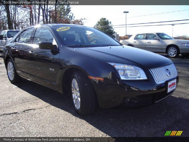Black / Dark Charcoal 2008 Mercury Milan I4 Premier
