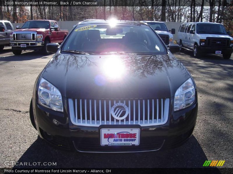 Black / Dark Charcoal 2008 Mercury Milan I4 Premier