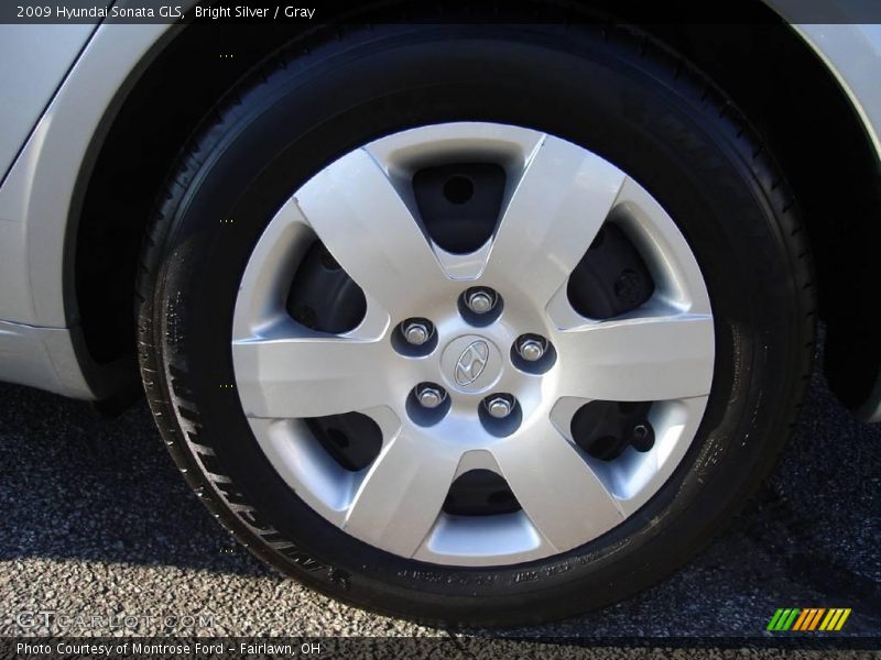 Bright Silver / Gray 2009 Hyundai Sonata GLS