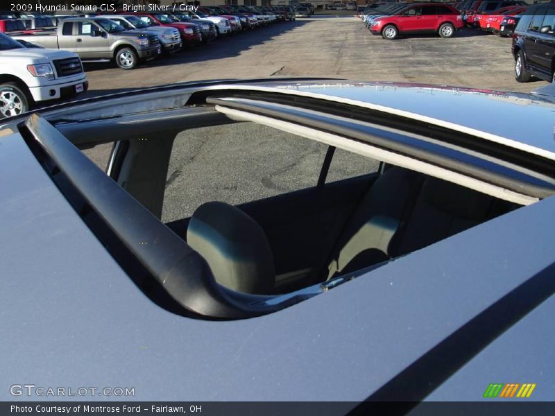 Bright Silver / Gray 2009 Hyundai Sonata GLS