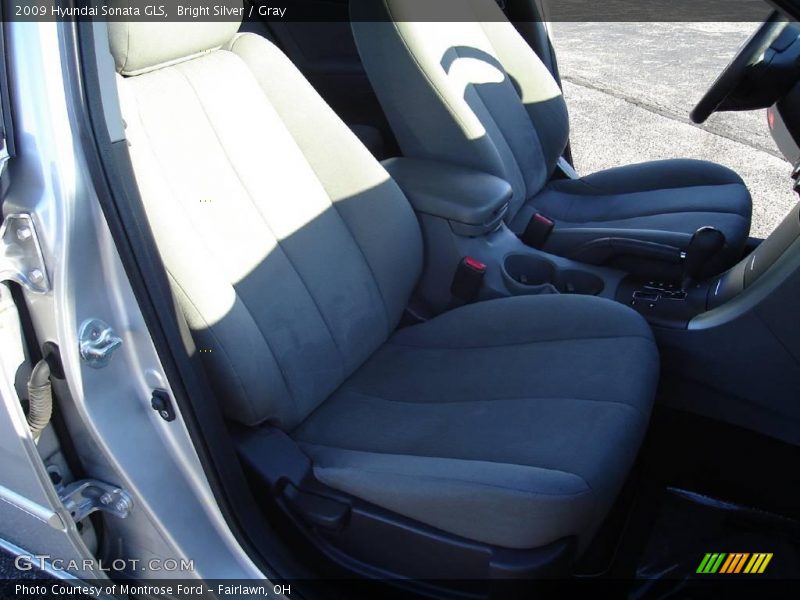 Bright Silver / Gray 2009 Hyundai Sonata GLS