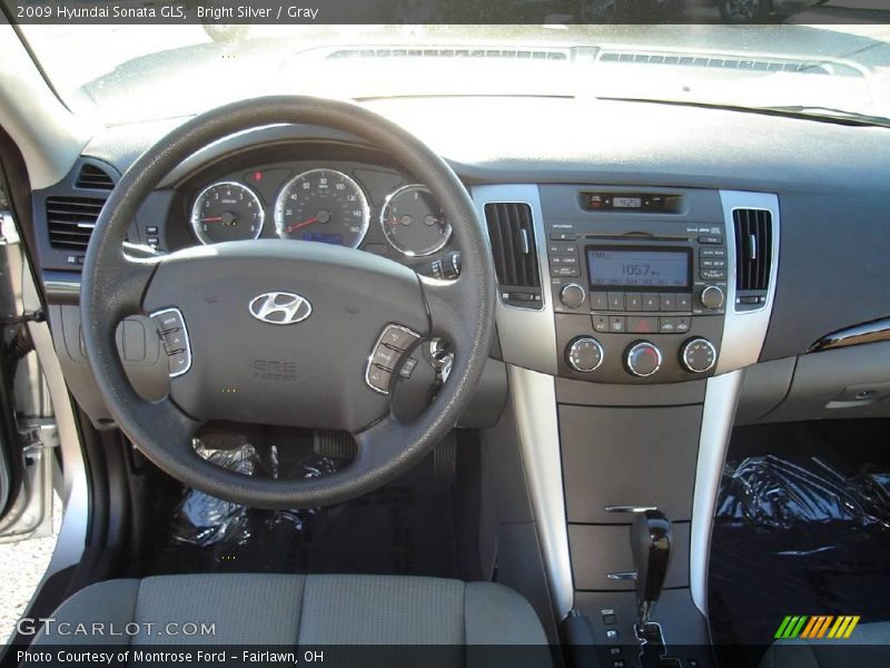 Bright Silver / Gray 2009 Hyundai Sonata GLS