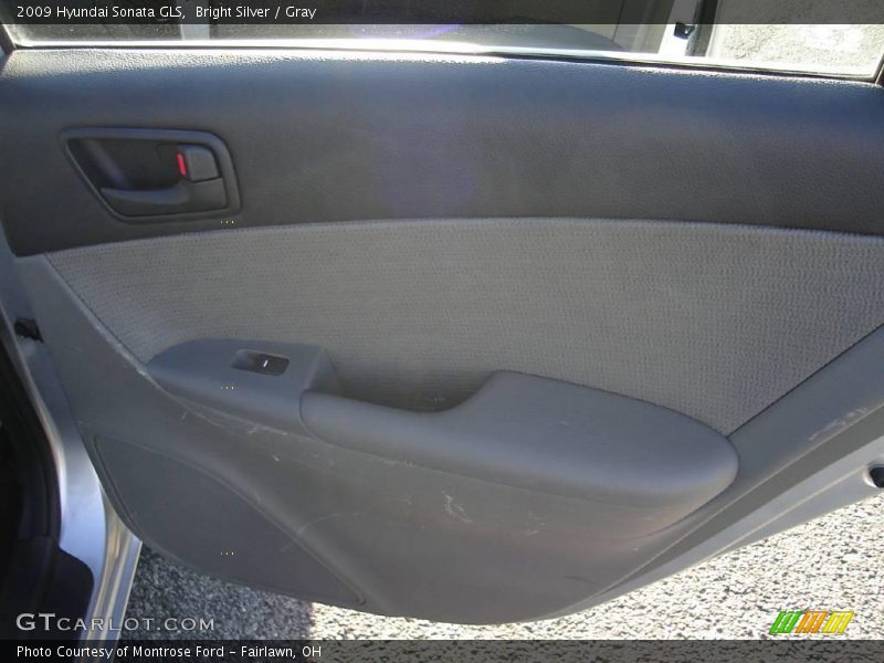 Bright Silver / Gray 2009 Hyundai Sonata GLS
