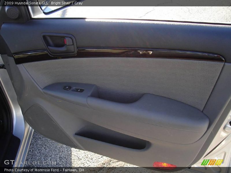 Bright Silver / Gray 2009 Hyundai Sonata GLS