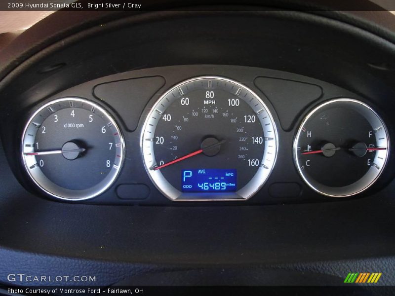 Bright Silver / Gray 2009 Hyundai Sonata GLS