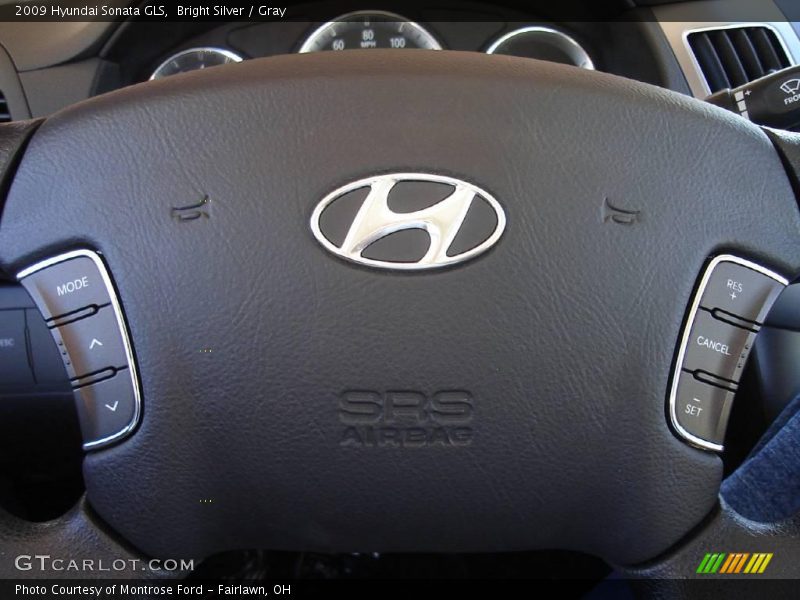 Bright Silver / Gray 2009 Hyundai Sonata GLS