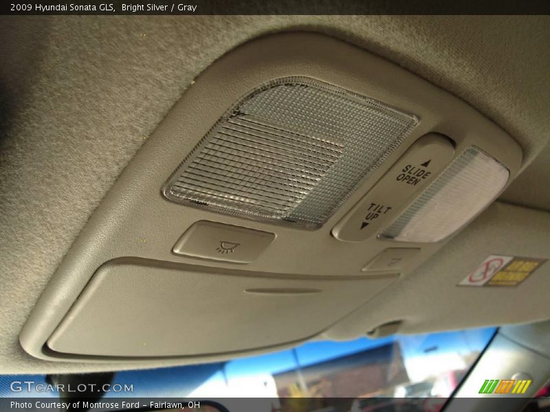 Bright Silver / Gray 2009 Hyundai Sonata GLS