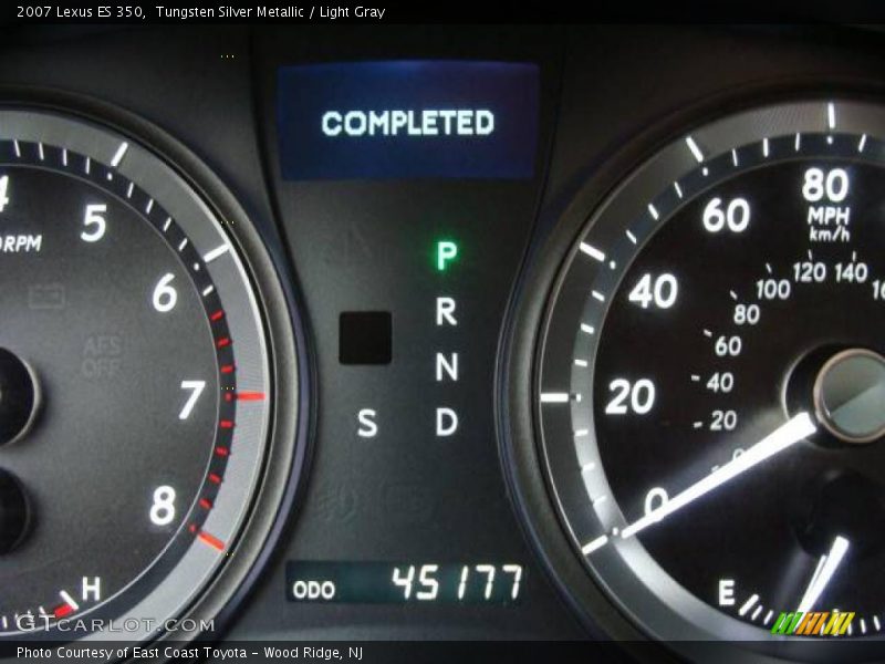 Tungsten Silver Metallic / Light Gray 2007 Lexus ES 350