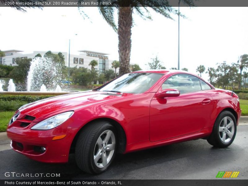 Mars Red / Black 2006 Mercedes-Benz SLK 280 Roadster