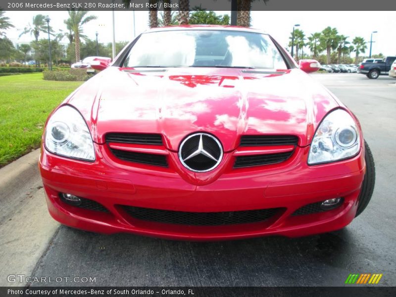 Mars Red / Black 2006 Mercedes-Benz SLK 280 Roadster