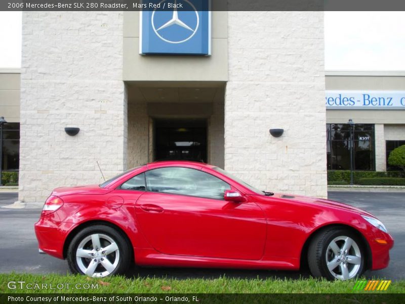Mars Red / Black 2006 Mercedes-Benz SLK 280 Roadster
