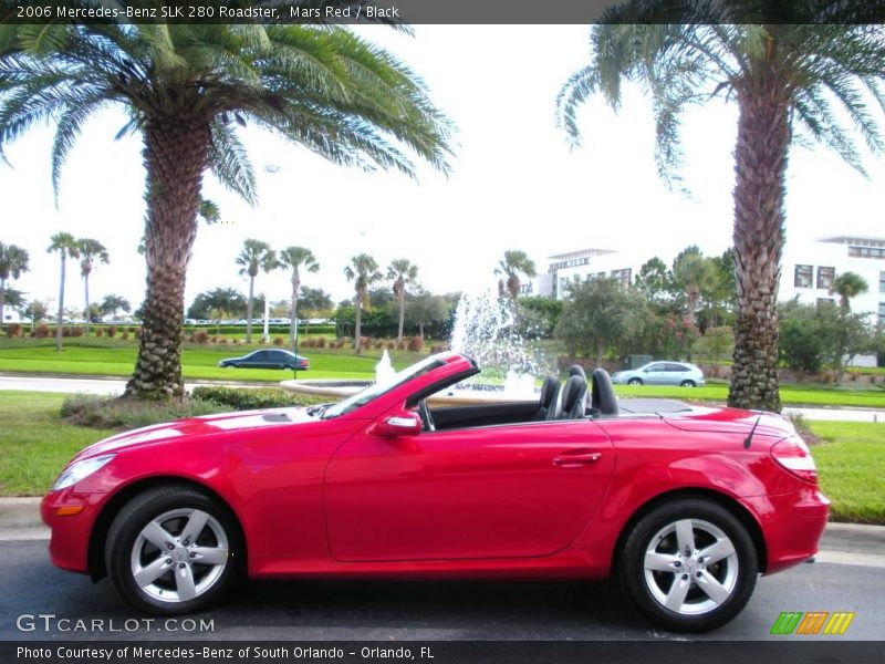 Mars Red / Black 2006 Mercedes-Benz SLK 280 Roadster