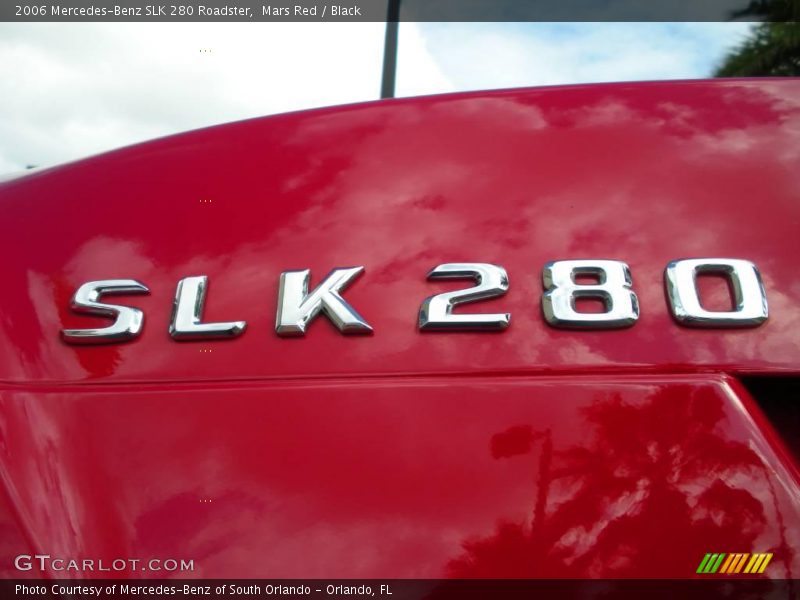 Mars Red / Black 2006 Mercedes-Benz SLK 280 Roadster