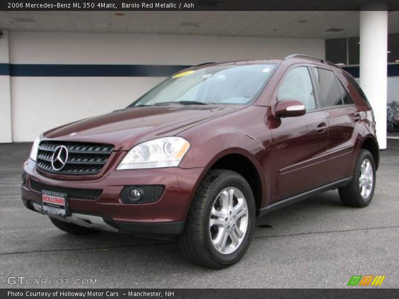 Barolo Red Metallic / Ash 2006 Mercedes-Benz ML 350 4Matic