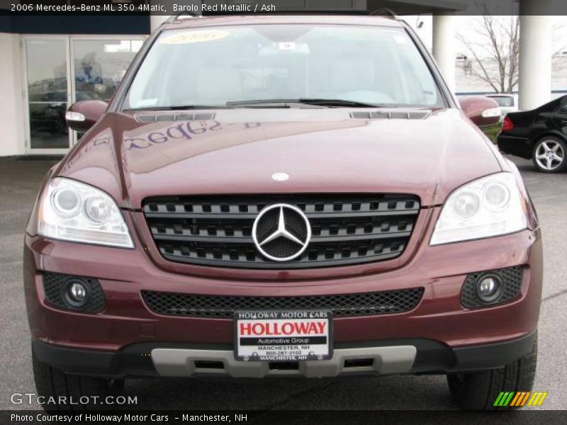 Barolo Red Metallic / Ash 2006 Mercedes-Benz ML 350 4Matic