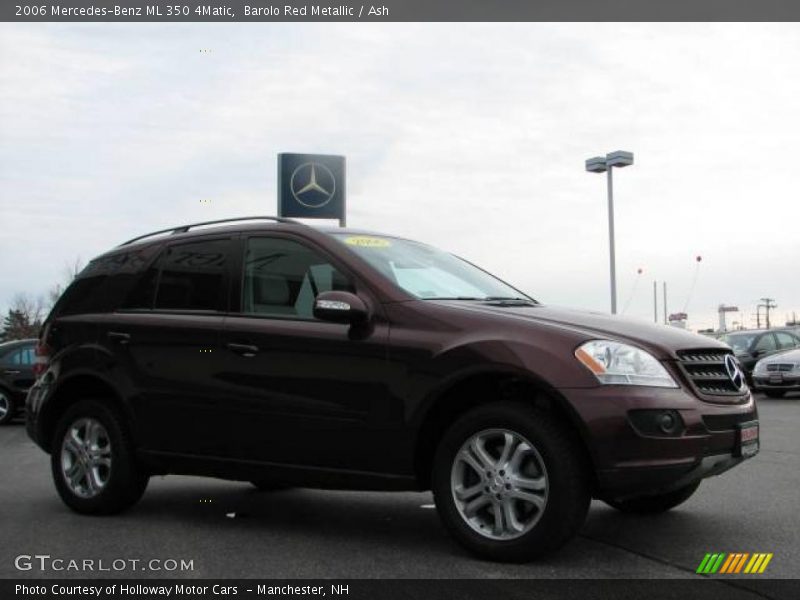 Barolo Red Metallic / Ash 2006 Mercedes-Benz ML 350 4Matic