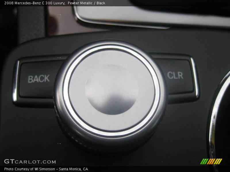 Pewter Metallic / Black 2008 Mercedes-Benz C 300 Luxury