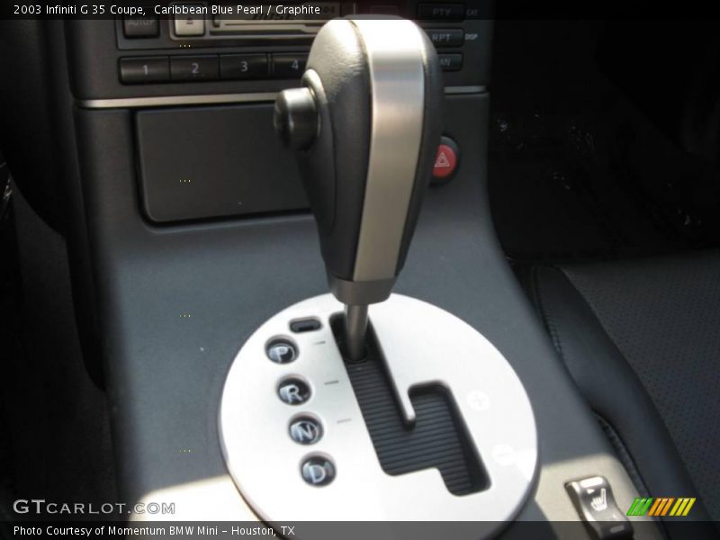Caribbean Blue Pearl / Graphite 2003 Infiniti G 35 Coupe