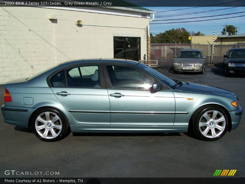 Grey Green Metallic / Grey 2003 BMW 3 Series 325i Sedan