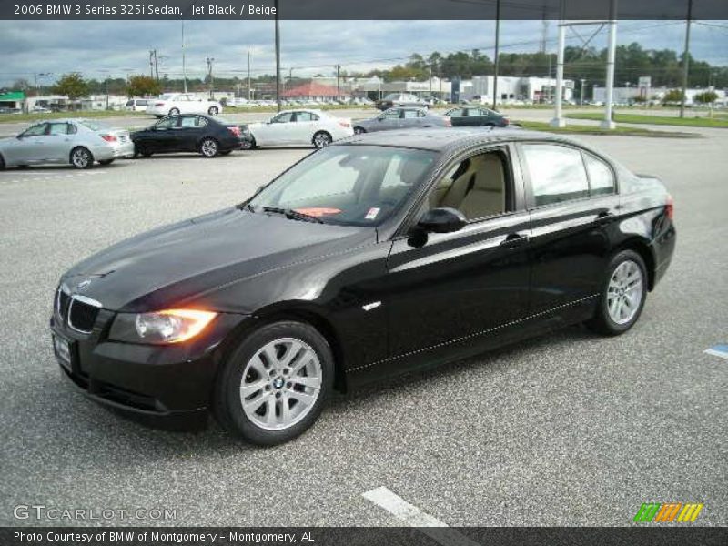 Jet Black / Beige 2006 BMW 3 Series 325i Sedan