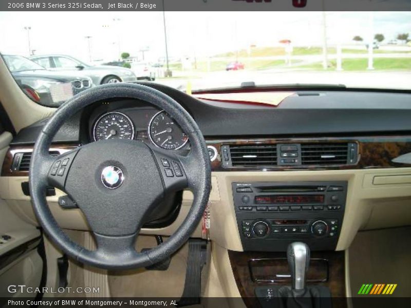 Jet Black / Beige 2006 BMW 3 Series 325i Sedan