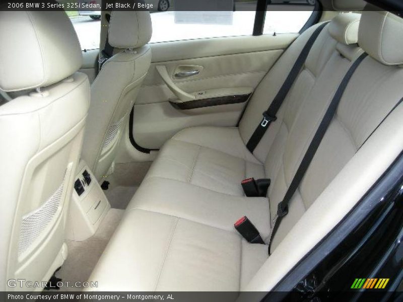Jet Black / Beige 2006 BMW 3 Series 325i Sedan