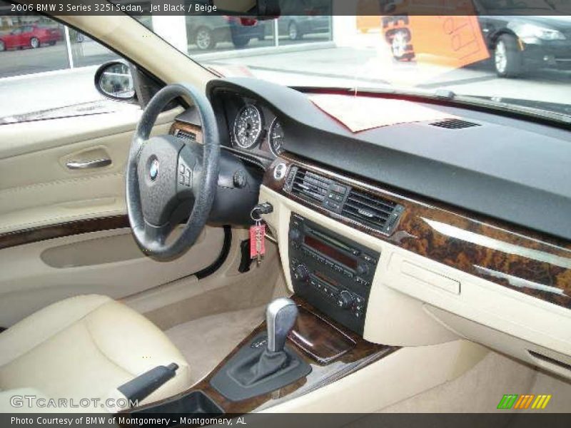 Jet Black / Beige 2006 BMW 3 Series 325i Sedan