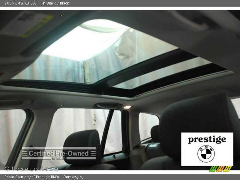 Jet Black / Black 2006 BMW X3 3.0i
