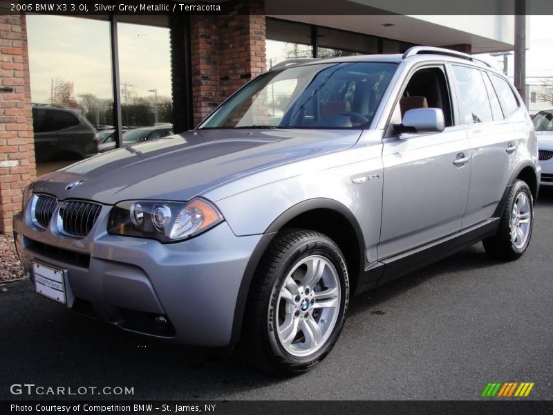 Silver Grey Metallic / Terracotta 2006 BMW X3 3.0i