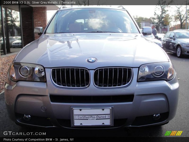 Silver Grey Metallic / Terracotta 2006 BMW X3 3.0i