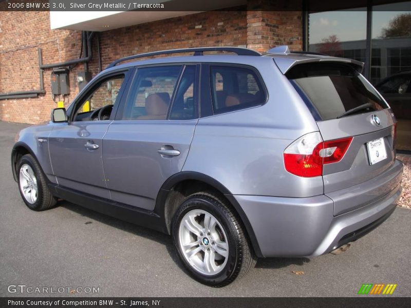 Silver Grey Metallic / Terracotta 2006 BMW X3 3.0i