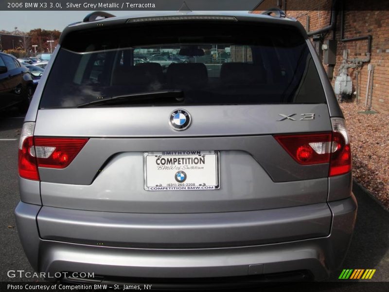 Silver Grey Metallic / Terracotta 2006 BMW X3 3.0i