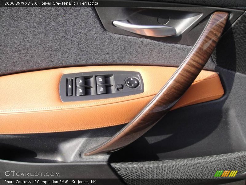 Silver Grey Metallic / Terracotta 2006 BMW X3 3.0i