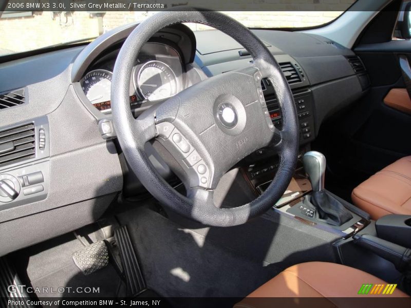 Silver Grey Metallic / Terracotta 2006 BMW X3 3.0i