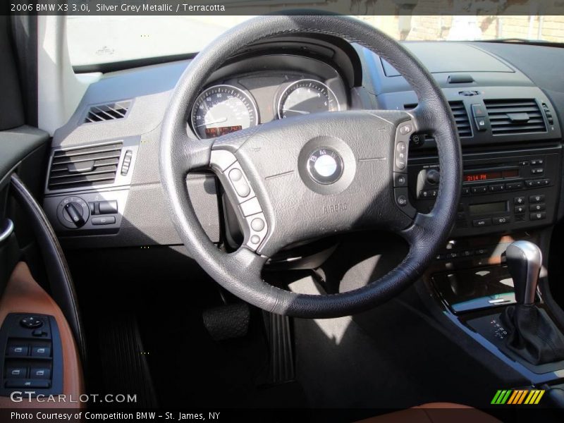 Silver Grey Metallic / Terracotta 2006 BMW X3 3.0i