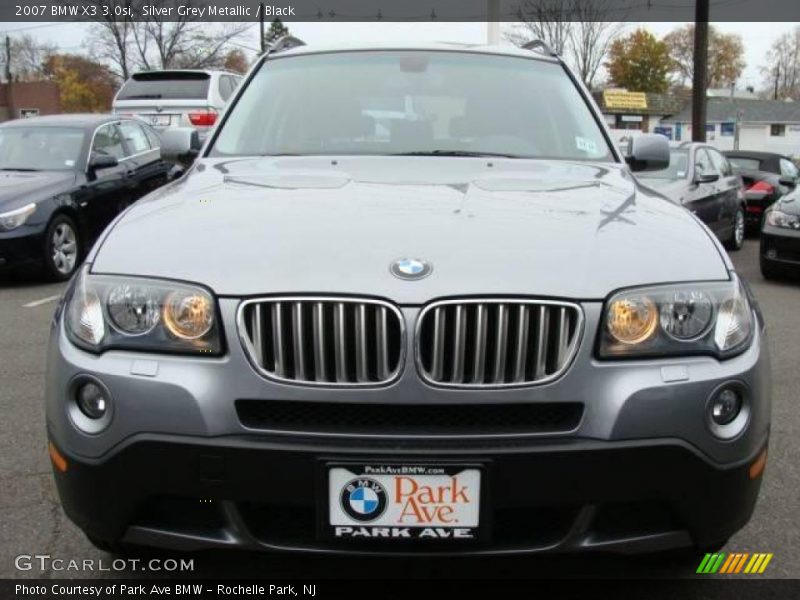 Silver Grey Metallic / Black 2007 BMW X3 3.0si