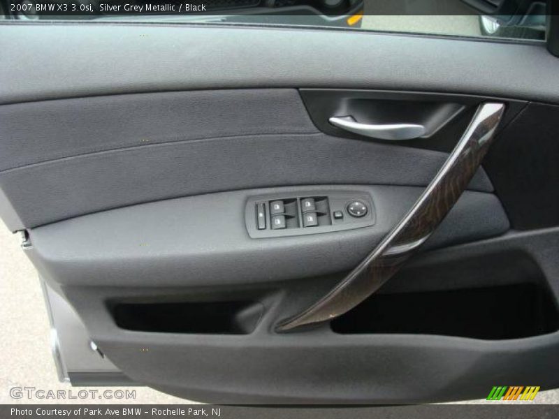 Silver Grey Metallic / Black 2007 BMW X3 3.0si