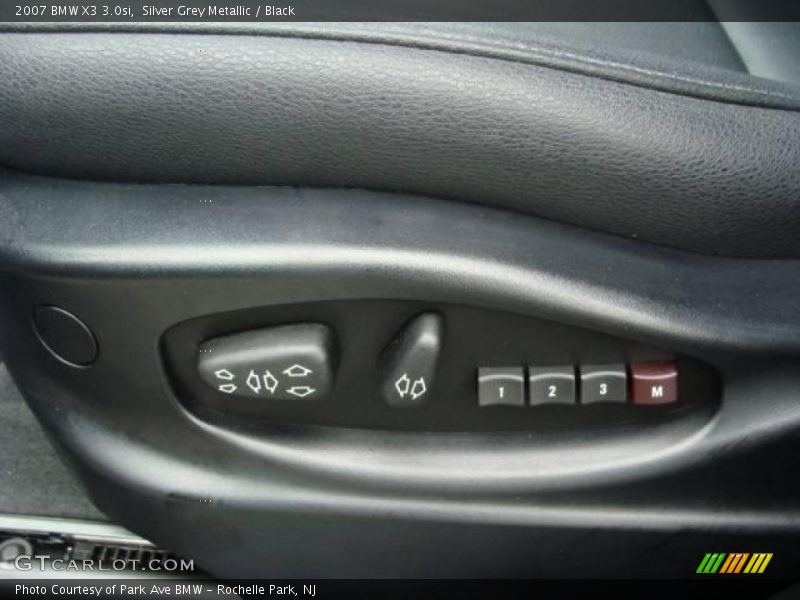 Silver Grey Metallic / Black 2007 BMW X3 3.0si