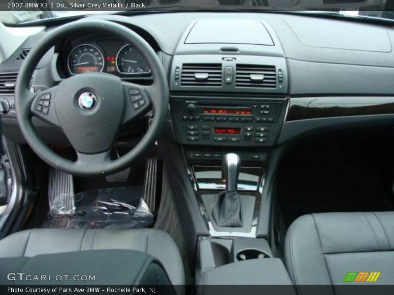 Silver Grey Metallic / Black 2007 BMW X3 3.0si