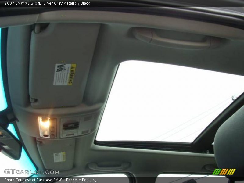 Silver Grey Metallic / Black 2007 BMW X3 3.0si