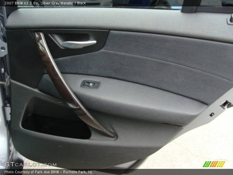 Silver Grey Metallic / Black 2007 BMW X3 3.0si