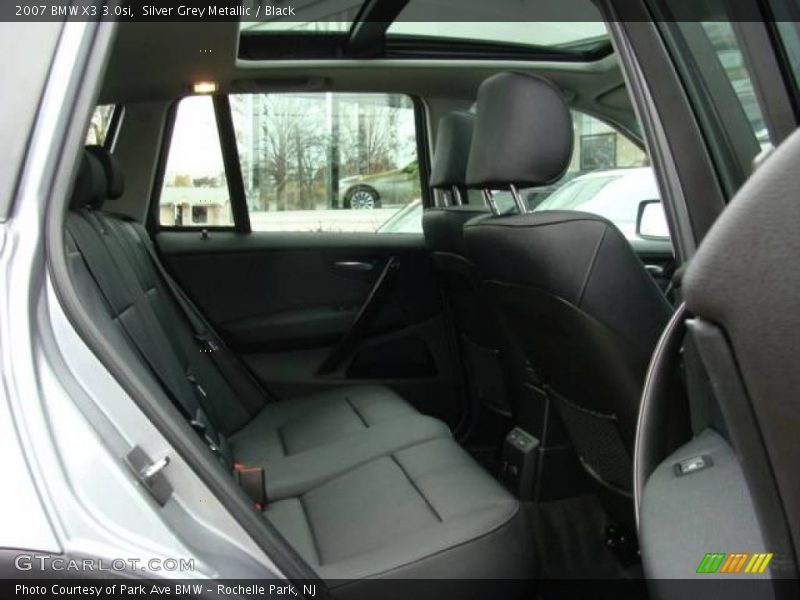 Silver Grey Metallic / Black 2007 BMW X3 3.0si